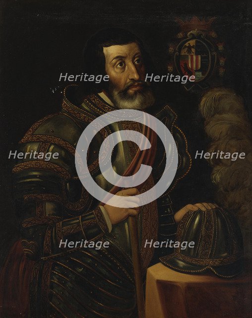 Portrait of Hernán Cortés (1485-1547).