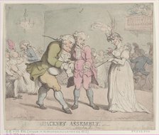 Hackney Assembly, 1802., 1802. Creator: Thomas Rowlandson.