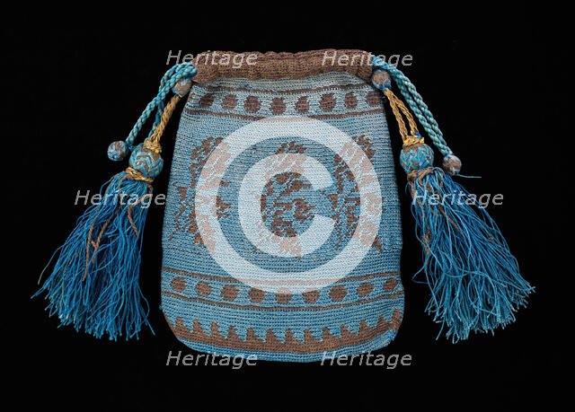 Evening pouch, American, second quarter 19th century. Creator: Unknown.