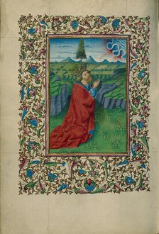 David in Prayer; Book of Hours, about 1460. Creator: Unknown.