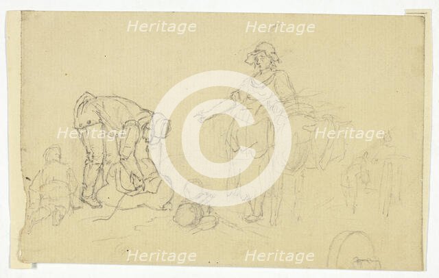 Peasants with Pack Animal, n.d. Creator: William Henry Pyne.