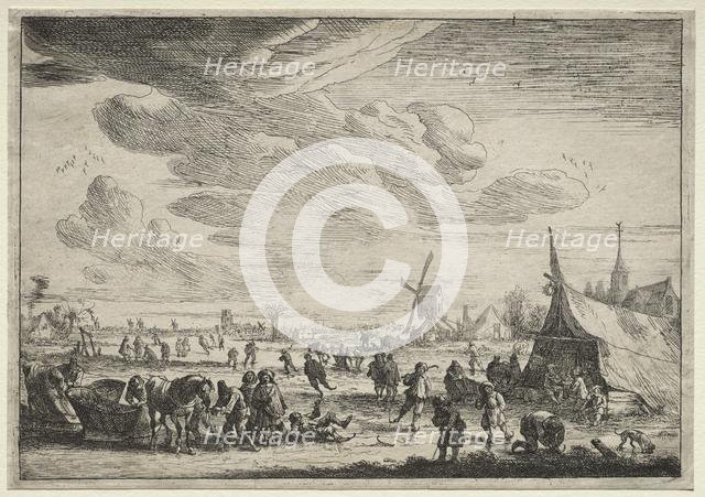 The Skaters. Creator: Peeter Bout (Flemish, 1658-1719).