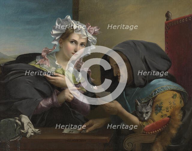 The Fortune Teller, 1828. Creator: Marie Adelaïde Kindt.
