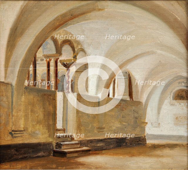 Italian Courtyard, n.d., c1830-1880. Creator: Jorgen Pedersen Roed.