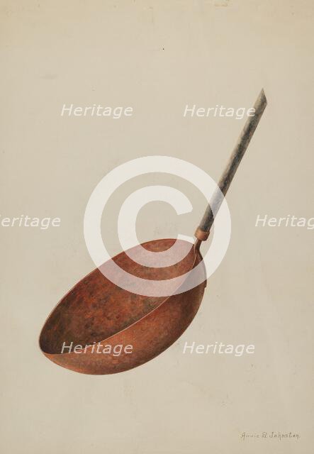 Sugar Dipper, c. 1938. Creator: Annie B Johnston.