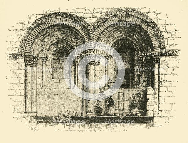 'Windows of the Church of the Holy Sepulchre, Jerusalem', 1890.   Creator: Unknown.