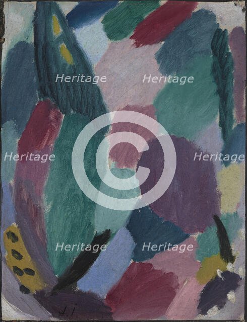 Variation, 1917. Creator: Javlensky, Alexei, von (1864-1941).