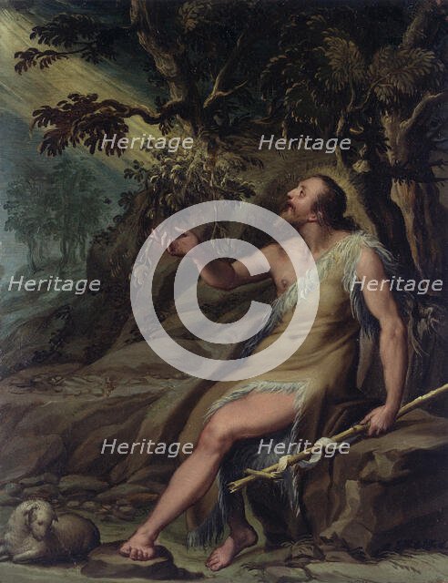 Saint John the Baptist in the Wilderness, 1600/19. Creator: Dionisio Calvaert.