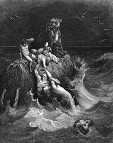 'The Deluge', 1866. Artist: Gustave Doré