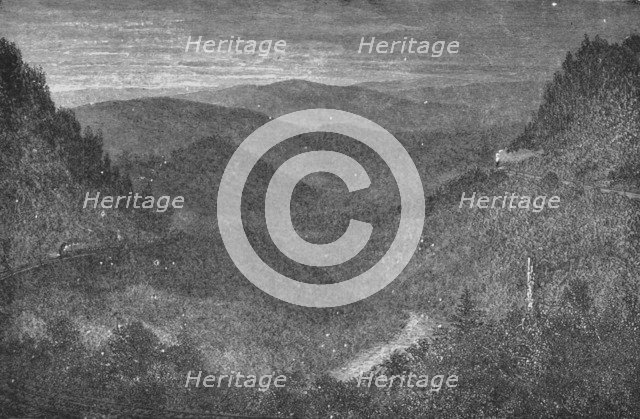 'View from Horseshoe Curve Early Morning', 1883. Artist: Unknown.