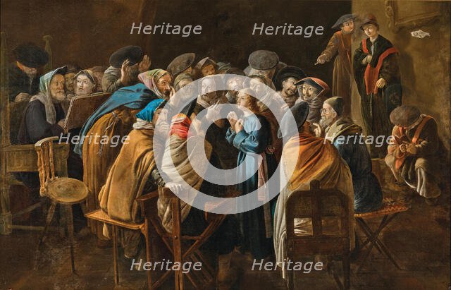 Christ among the Doctors, 1651. Creator: Wittig; Bartholomäus (1613/14-1684).