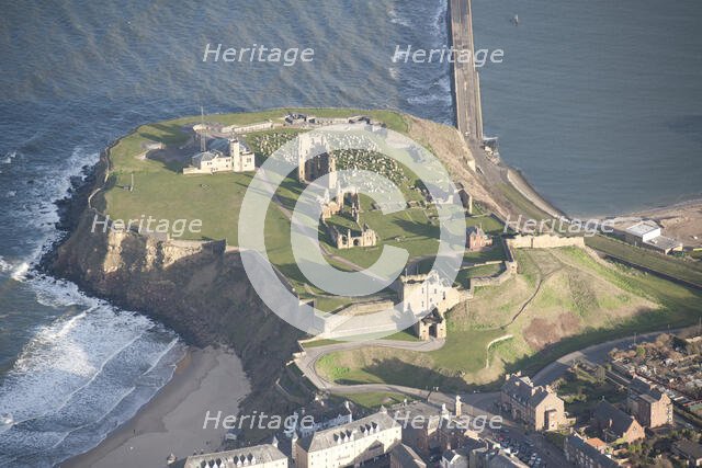 Tynemouth Castle and Priory, North Tyneside, 2015. Creator: Historic England.