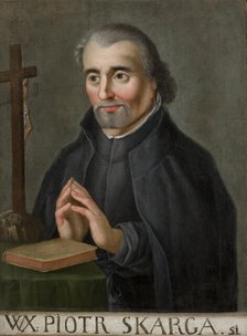Portrait of Rev. Piotr Skarga (1536-1612), 19th century. Creator: Unknown.