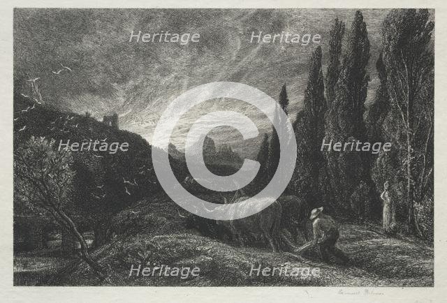 The Early Plowman. Creator: Samuel Palmer (British, 1805-1881).
