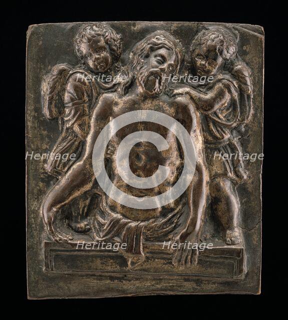 Christ's Body Held by Two Angels, 15th century. Creator: Unknown.