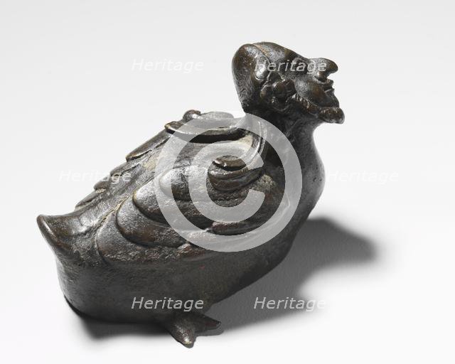 Bird with Human Head, possibly Hermes, c. 200s-300s. Creator: Unknown.