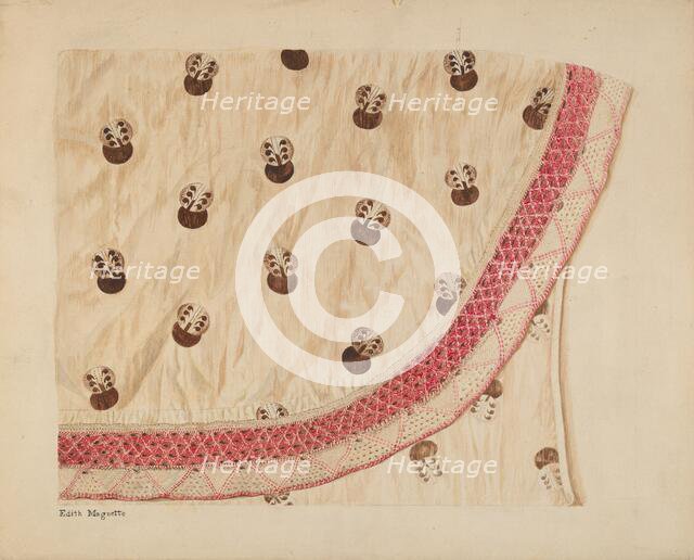 Apron, c. 1939. Creator: Edith Magnette.