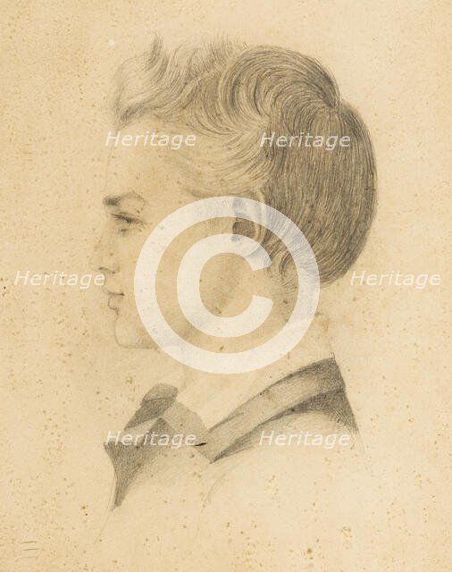 Portrait of Johannes Hage, 1800s. Creator: Johanne Vilhelmine Bissen.