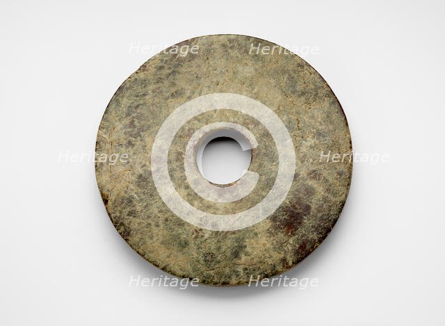 Disk (bi ?), Late Neolithic period, ca. 3300-2250 BCE. Creator: Unknown;Unknown.