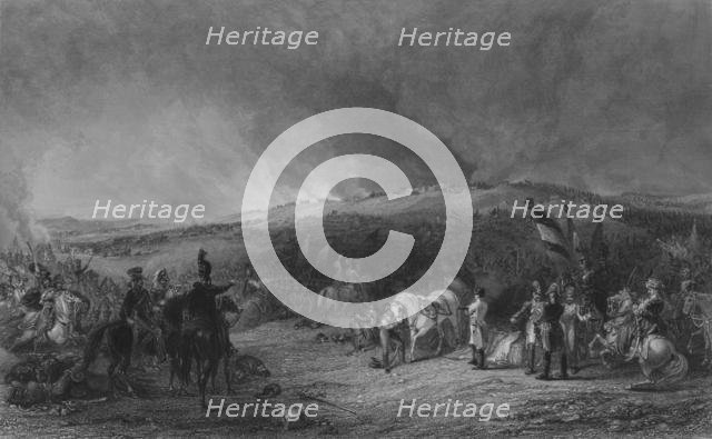 'The Battle of Borodino', 1812, (1829), (1850).  Creator: James Baylis Allen.