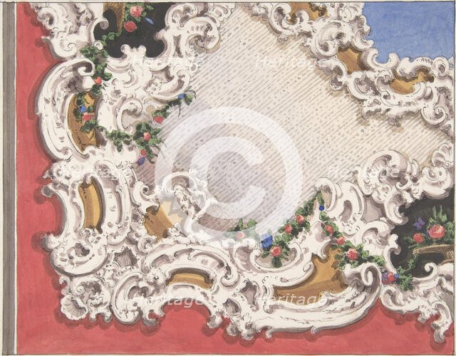 Design for a Ceiling, 1800-1900. Creator: Anon.