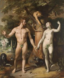 The Fall of Man, 1592. Creator: Cornelis Cornelisz van Haarlem.
