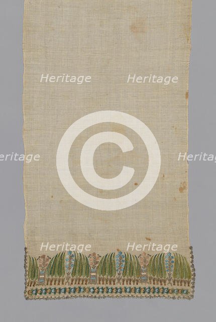 Towel, Turkey, 18th century. Creator: Unknown.