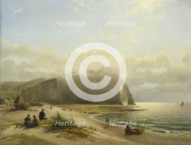 Seascape near the Coast, 1845-1880. Creator: Willem Antonie van Deventer.