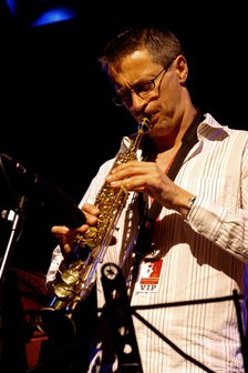 Dave O'Higgins, saxophonist, Braithwaite Hall, Croydon, 2007. Artist: Brian O'Connor.