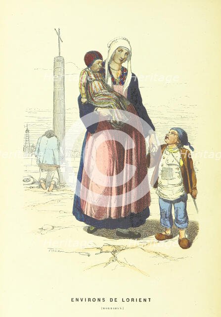 Near Lorient, (Morbihan), 1859.  Creator: Pisan.