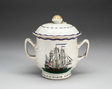 Sugar Bowl with Cover, 1790/1800. Creator: Unknown.