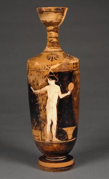 Attic Red-Figure Lekythos, about 450 BC. Creator: Phiale Painter.