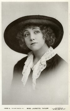 Laurette Taylor, American actress, c1905-c1919(?).Artist: Foulsham and Banfield