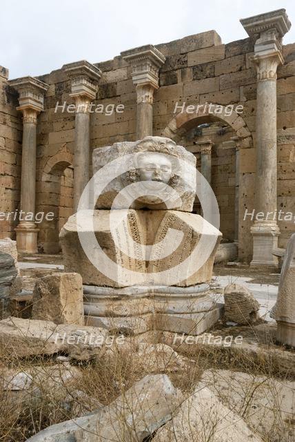 Libya, Leptis Magna, Severan Forum, 2007. Creator: Ethel Davies.