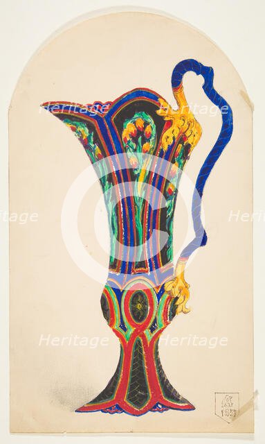Design for a Pitcher, ca. 1857. Creator: Anon.