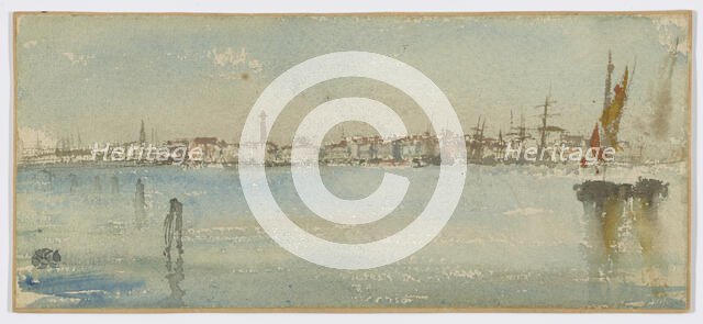 Venice Harbor, 1879-1880. Creator: James Abbott McNeill Whistler.