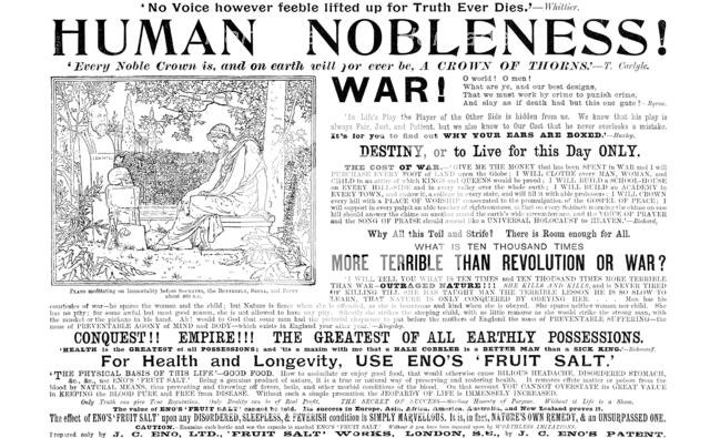 Advertisement for Eno's 'Fruit Salt', 1898. Creator: Unknown.