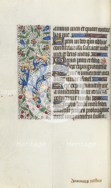 Book of Hours (Use of Rouen): fol. 76v, c. 1470. Creator: Master of the Geneva Latini (French, active Rouen, 1460-80).