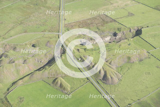 Lead and ironstone mines and spoil heaps, Weardale, County Durham, 2015. Creator: Dave MacLeod.