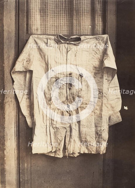 The Shirt of the Emperor, Worn during His Execution, 1867. Creator: François Aubert.