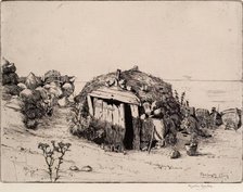 Penberth Cove, 1907. Creator: Martin Hardie.