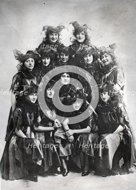 The Cheero Girls. Creator: Unknown.