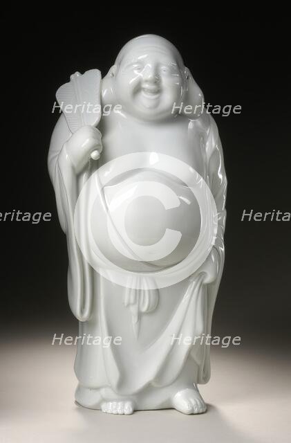 Okimono in the Form of Standing Hotei, 19th century. Creator: Unknown.