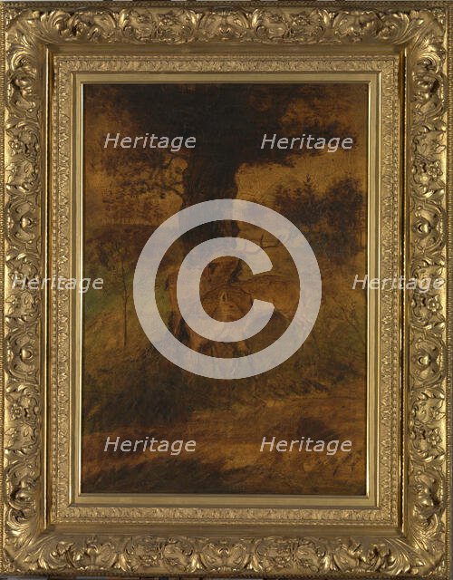 A Stag and Two Does, ca. 1870s. Creator: Albert Pinkham Ryder.