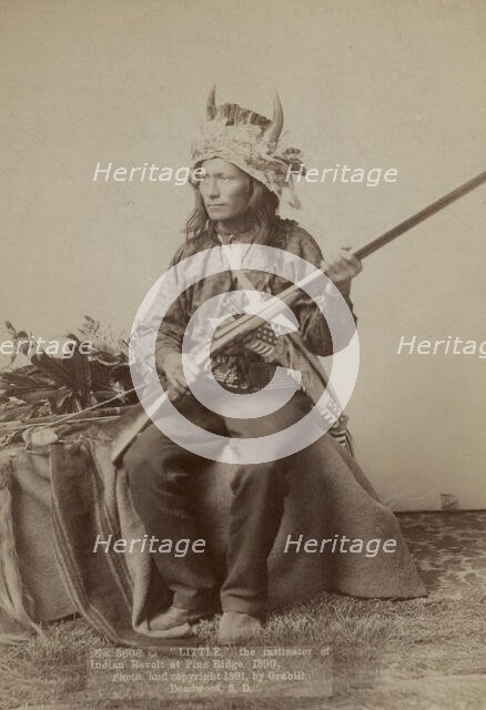 Little, the instigator of Indian Revolt at Pine Ridge, 1890, 1891. Creator: John C. H. Grabill.