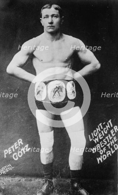 Peter Gotz - lightweight wrestler of the world, between c1910 and c1915. Creator: Bain News Service.