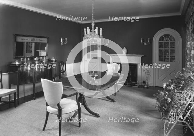 Guido R. Rahr, residence in Manitowoc, Wisconsin, 1945. Creator: Gottscho-Schleisner, Inc.