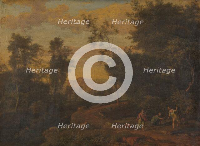 Diana and Her Nymphs Hunting, c.1685. Creator: Abraham Genoels II.