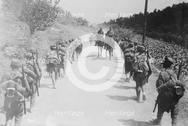 Austrians leaving front, between c1915 and c1920. Creator: Bain News Service.