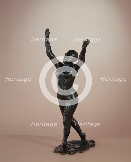 Dancer Moving Forward, Arms Raised, c. 1882-1898/cast c. 1919-1931. Creator: Edgar Degas.